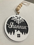 Snowflake Home Ornament - Personalized