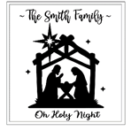 Nativity Sign - Personalized
